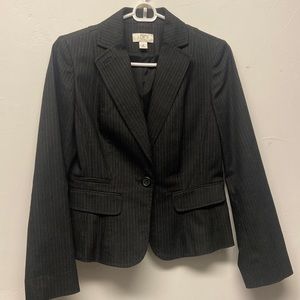 Ann Taylor Loft Striped Blazer